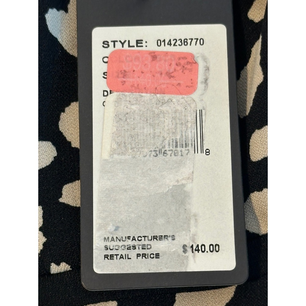 NWT, Adrianna Papell Womens Black White Pebble Print Sheath Dress - Picture 6 of 7